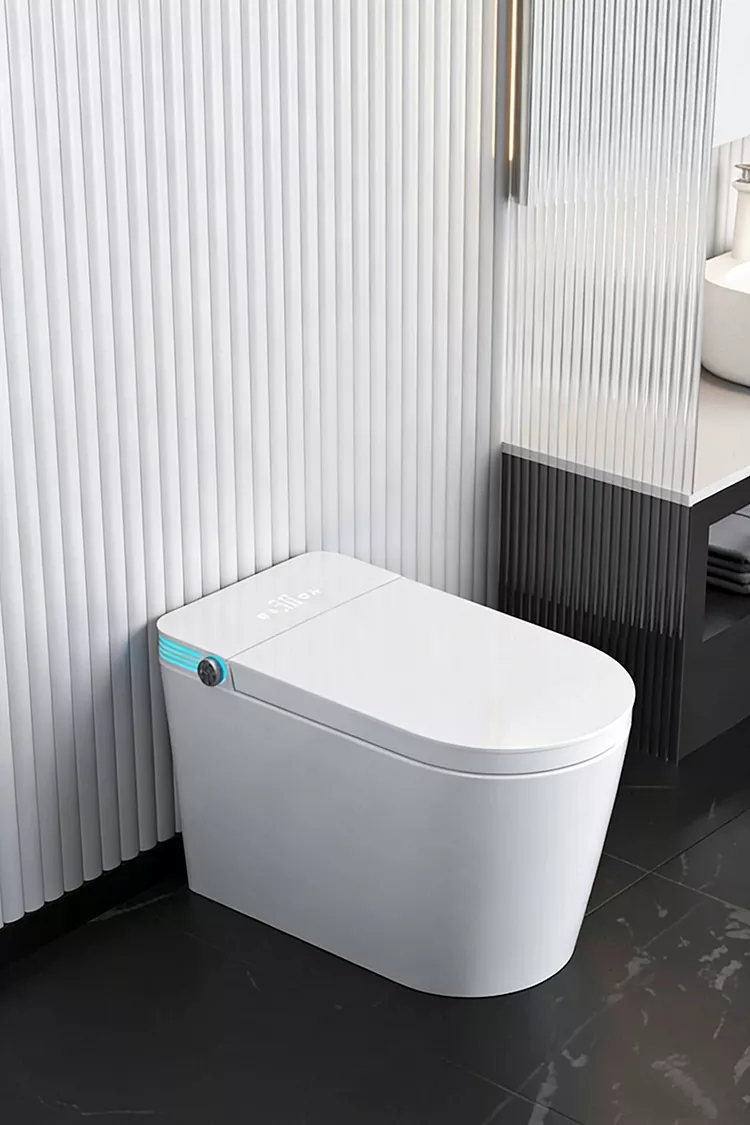 Wireless remote-controlled spray nozzle sterilization smart toilet